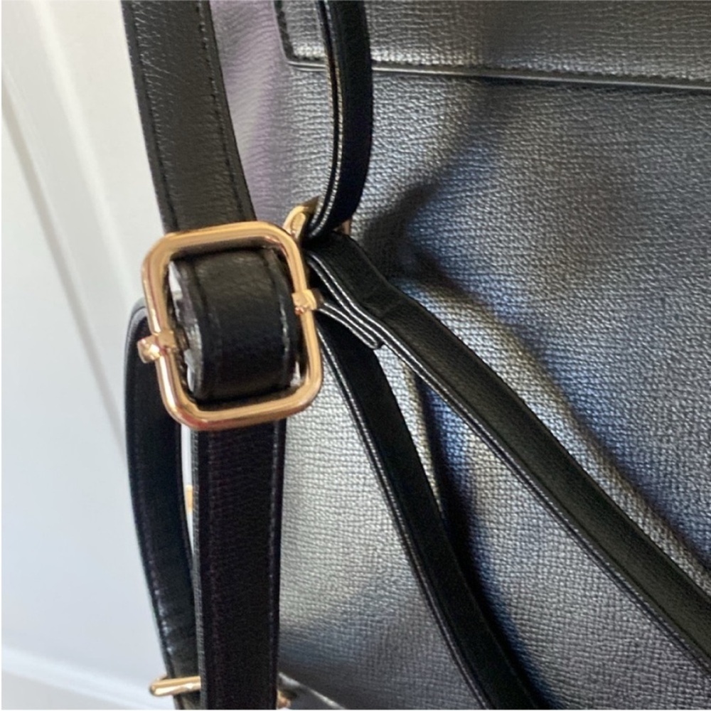Dune London Backpack Black Leopard Accent - Picture 4 of 14